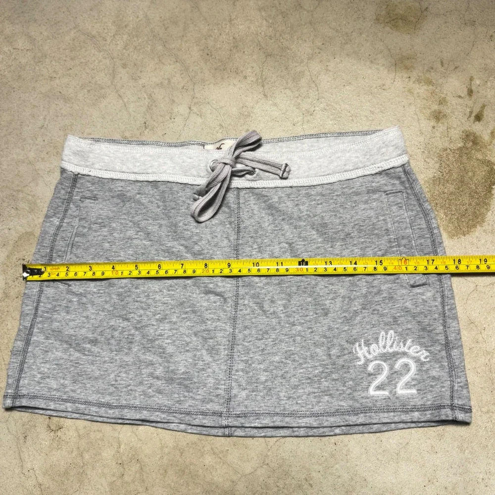 Hollister Gray Jersey Mini Skirt